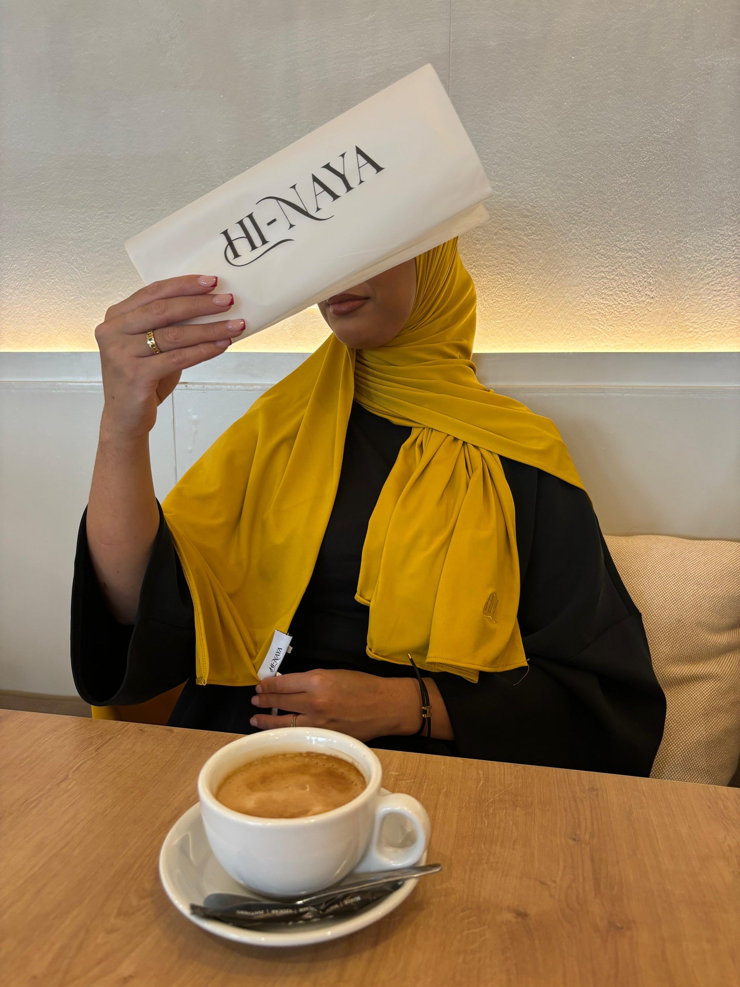 Hijab Moutarde Jersey Premium