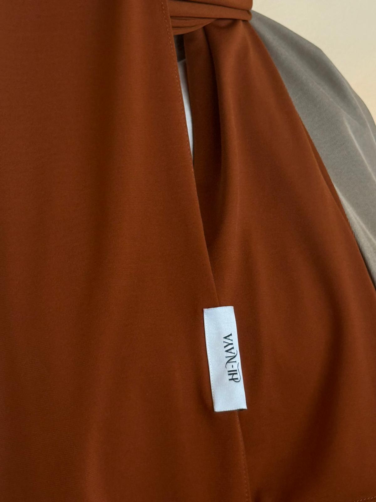 Hijab Caramel Jersey Premium
