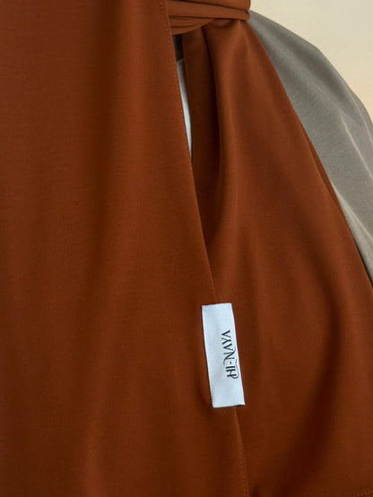 Hijab Caramel Jersey Premium