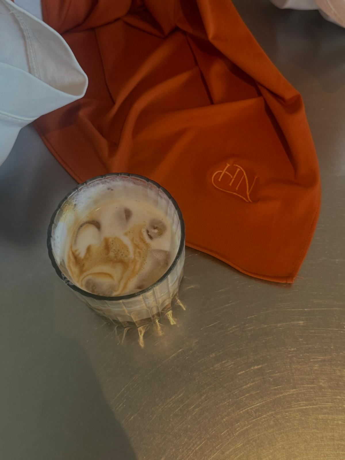 Hijab Orange Jersey Premium