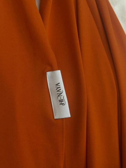 Hijab Orange Jersey Premium